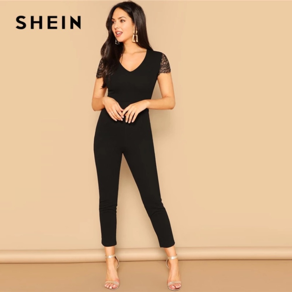 Shein Black Jumpsuit